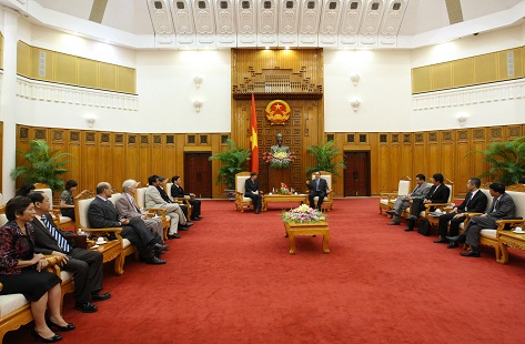 Deputy PM Nguyen Thien Nhan receives VBCSD