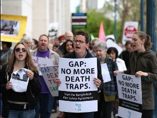 Gap targeted by activists over Bangladesh