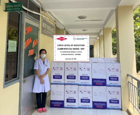 Dow Vietnam continues to donate essential medical supplies to  frontline medical forces