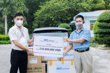 AES Vietnam donates 1,000 COVID-19 rapid test kits in Binh Thuan Province