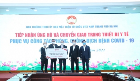 SCG SUPPORTS REAL-TIME PCR TESTING MACHINE FOR HANOI, ASSISTING THE FIGHT AGAINST COVID-19
