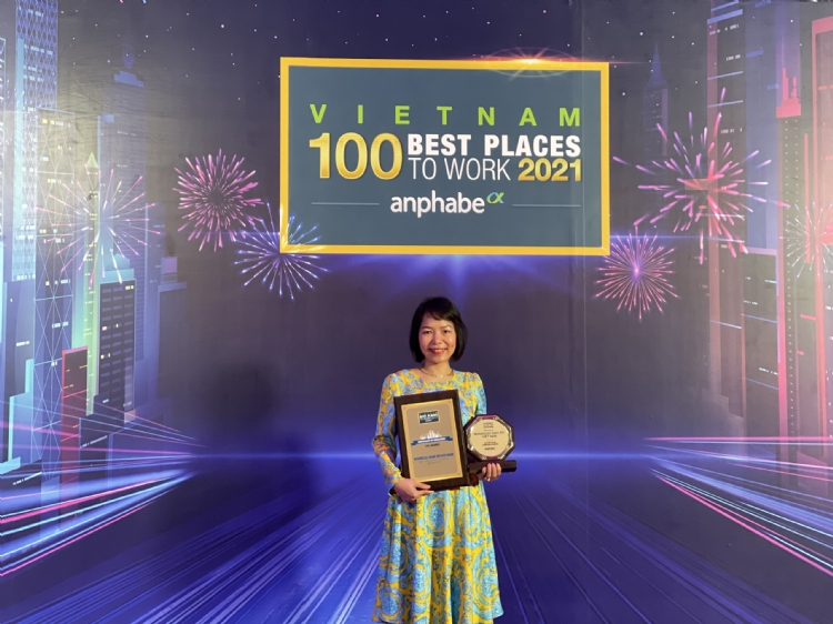 Mondelez Kinh Do excellently named as one of the Top 10 representatives with Happiness at Work 2021