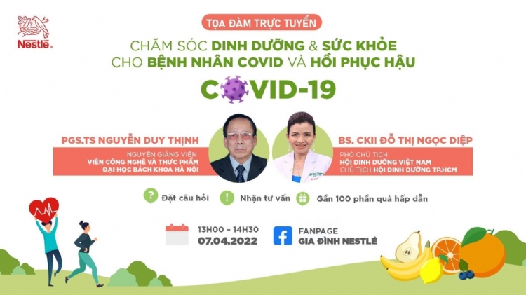 Online consultation supports nutrition and healthcare for COVID-19 patients
