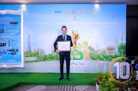 Herbalife Vietnam Recognized by the Vietnam Chamber of Commerce and Industry as One of Vietnam's Top 100 Sustainable Businesses for 2025