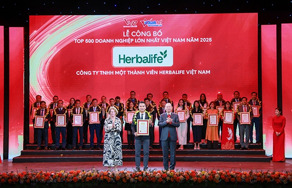Herbalife Vietnam ranked among Top 500 Companies in Vietnam for the seventh consecutive year