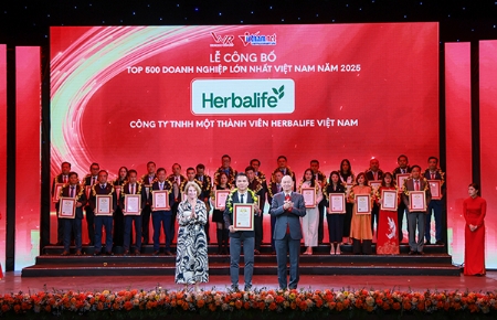 Herbalife Vietnam ranked among Top 500 Companies in Vietnam for the seventh consecutive year