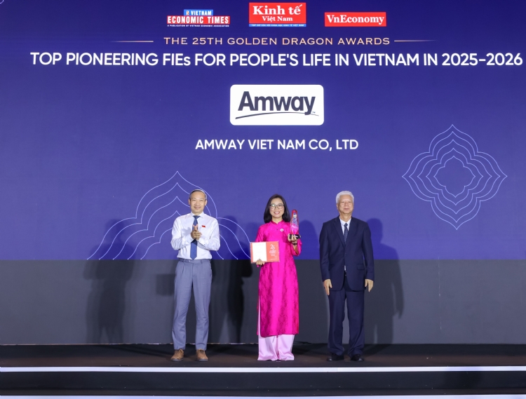 Amway Vietnam marks its 10th recognition at the Golden Dragon Awards