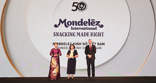 Mondelez Kinh Do Vietnam continues to be honored with a series of sustainable development awards